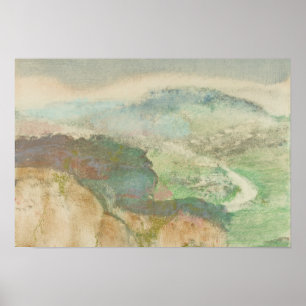 Póster Edgar Degas - Paisaje