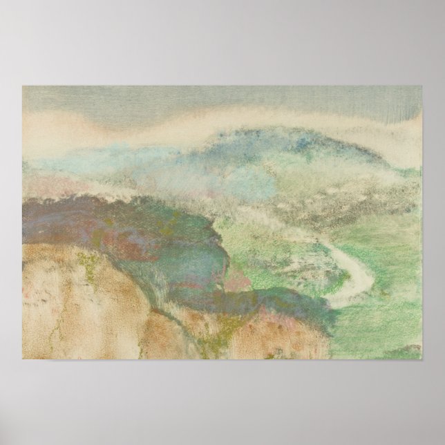 Póster Edgar Degas - Paisaje (Frente)