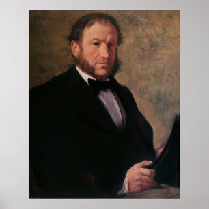 Póster Edgar Degas Retrato de Monsieur Ruelle, 1861