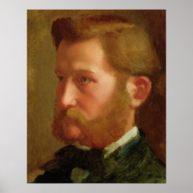 Póster Edgar Degas | Retrato de Paul Vapincon (Frente)