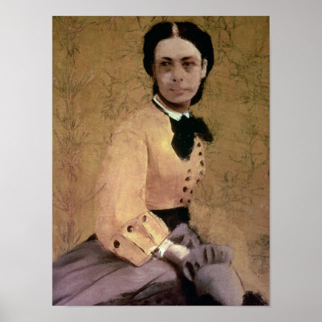Póster Edgar Degas | Retrato de Pauline de Metternich (Frente)