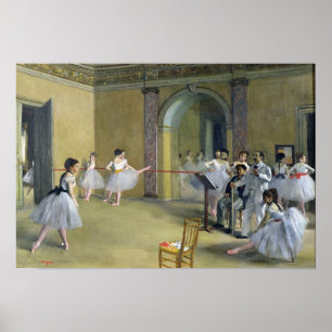 Póster Edgar Degas   The Dance Foyer