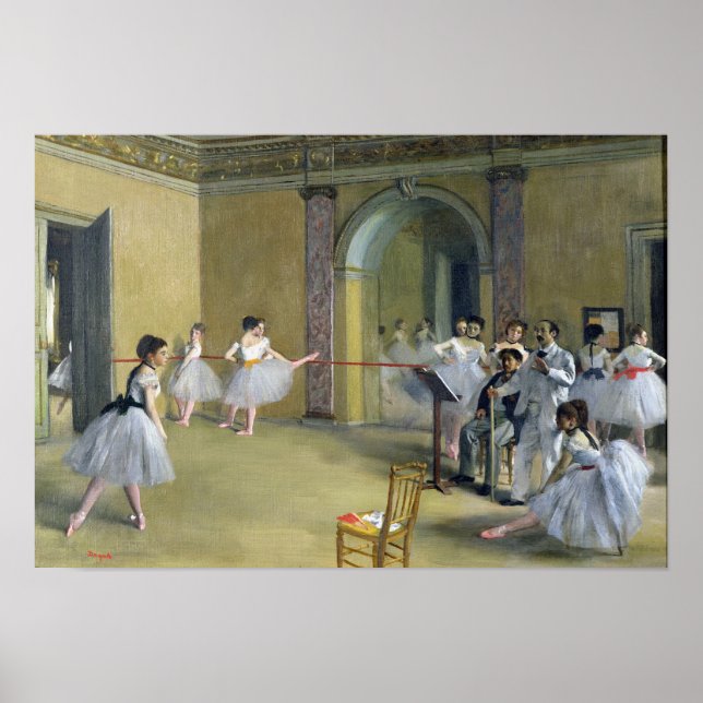 Póster Edgar Degas | The Dance Foyer (Frente)