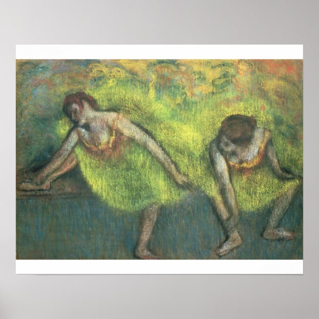 Póster Edgar Degas | Two dancers relaxing (Frente)