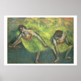Póster Edgar Degas | Two dancers relaxing