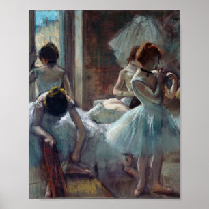 Póster Edgar Degas - Un grupo de bailarines