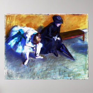 Póster Edgar Degas Waiting