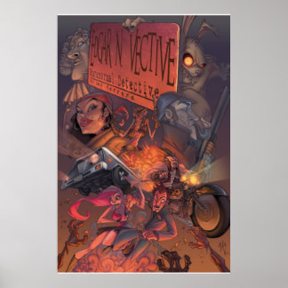 Póster Edgar N Vective: Detective paranormal