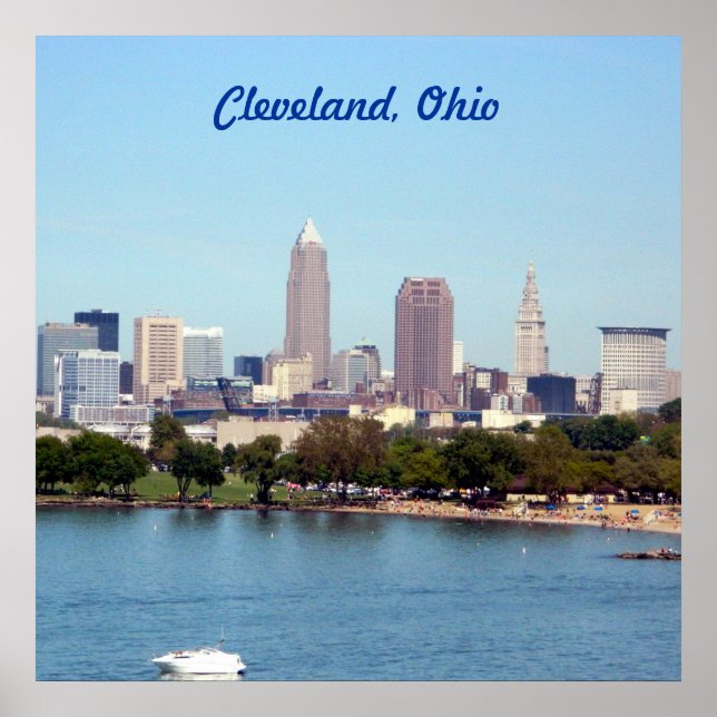 Póster Edgewater Beach-Cleveland Ohio Poster (24X24) (Frente)
