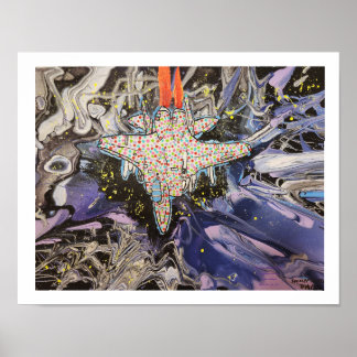 Póster Edición abierta del hiperespacio aborigen