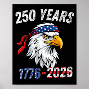 Póster Edición conmemorativa 250 aniversario EE. UU. 4 de