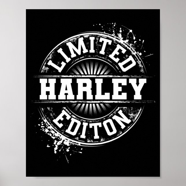 Póster Edición de mentira de Harley divertida broma nombr (Frente)