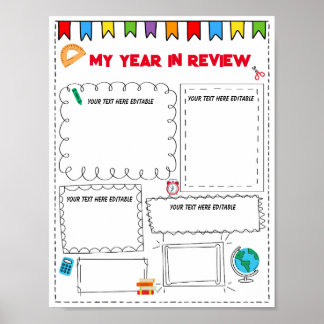 Póster Edición de mi año en revisión impresa