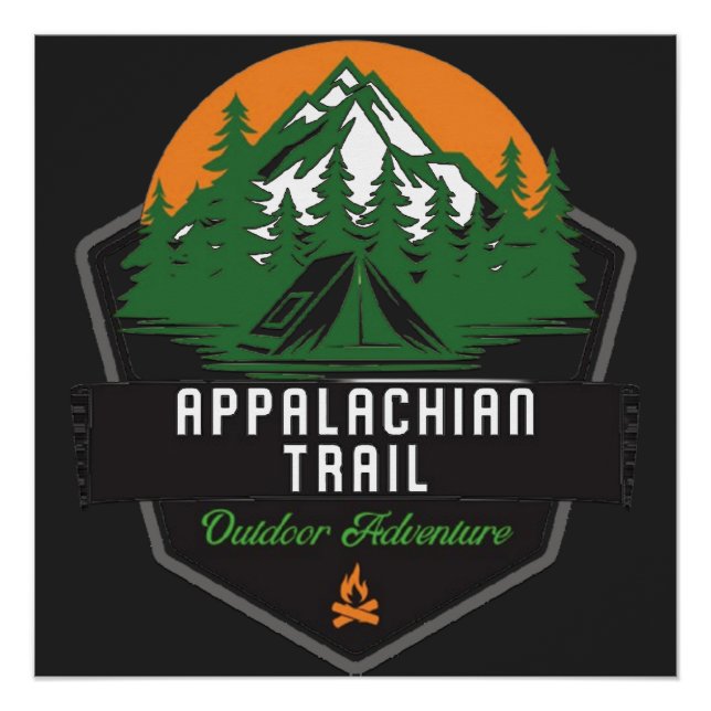 Póster Edición de verano de Appalachian Trail (Anverso)