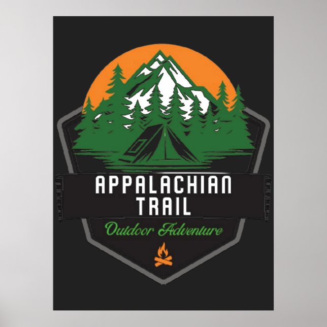 Póster Edición de verano de Appalachian Trail (Frente)