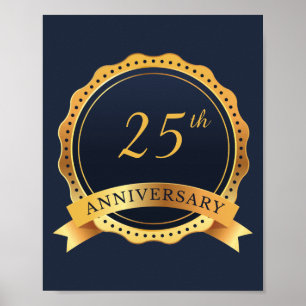 Póster edición dorada del 25 aniversario