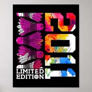 Póster Edición Limitada Bádminton 14º Aniversario 2011