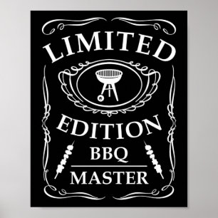 Póster Edición limitada BBQ Master Smoker Grill Barbecue