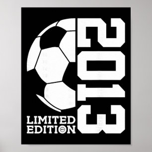 Póster Edición Limitada Fútbol Cumpleaños 12 2013