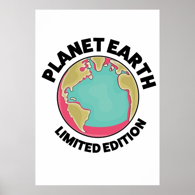 Póster Edición limitada Planeta Tierra (Frente)