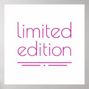 Póster Edición limitada - Una especie