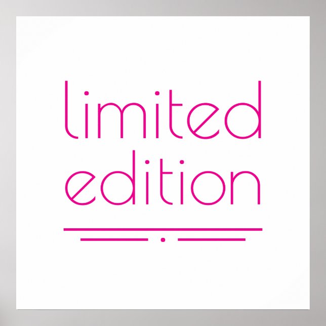 Póster Edición limitada - Una especie (Frente)