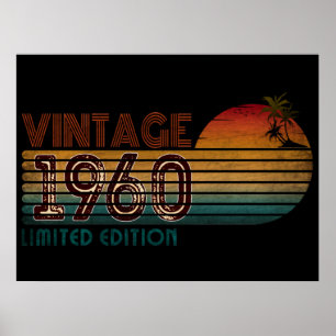 Póster edición limitada vintage 1960