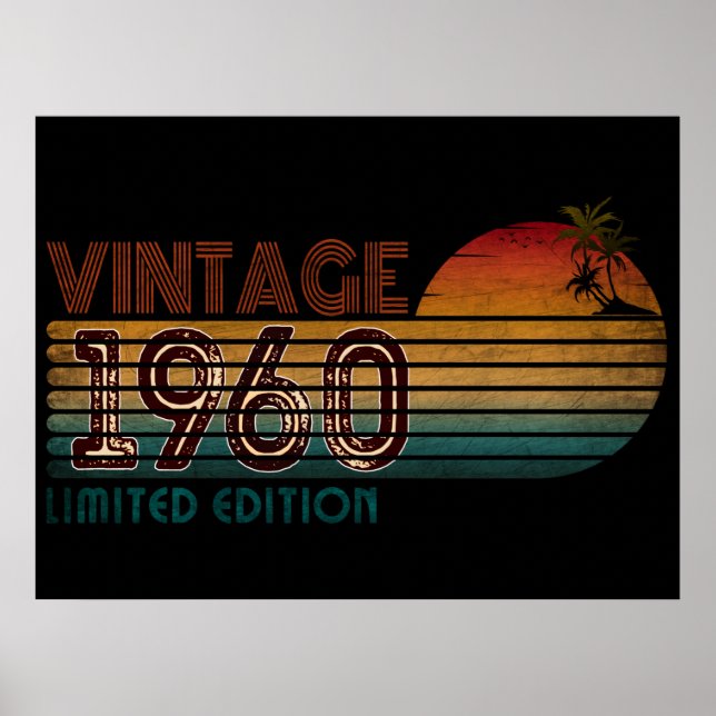 Póster edición limitada vintage 1960  (Frente)