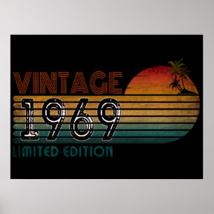 Póster edición limitada vintage 1969