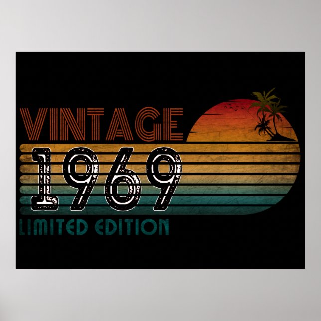 Póster edición limitada vintage 1969  (Frente)