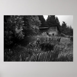 Póster Edificio abandonado