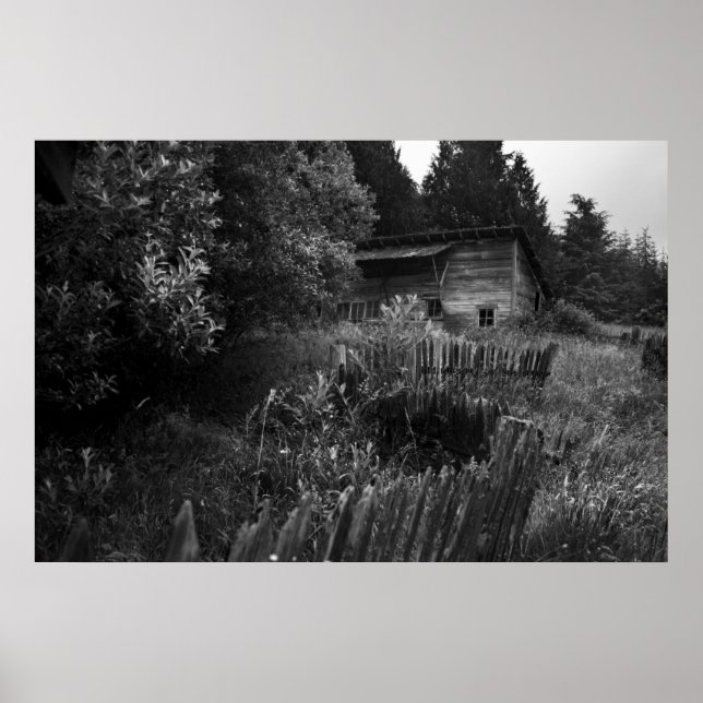 Póster Edificio abandonado (Frente)