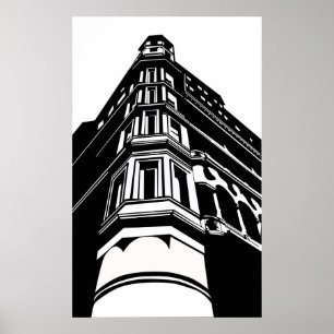 Póster Edificio antiguo