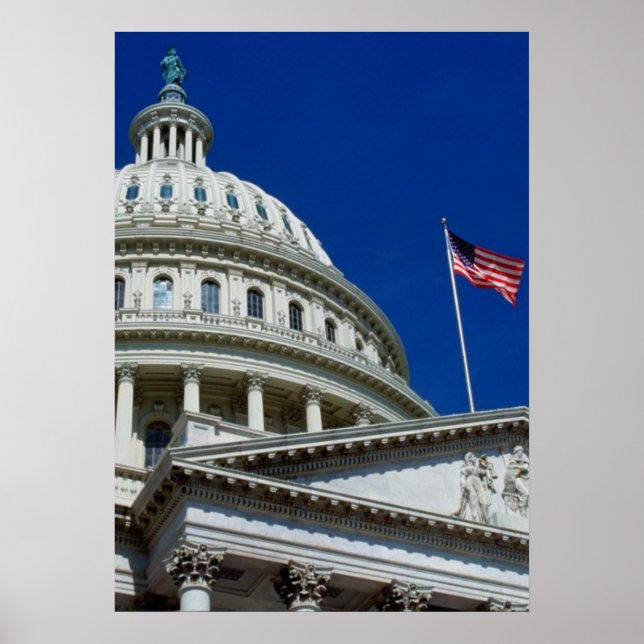 Póster Edificio Capitol, Washington, EE. UU. (Frente)