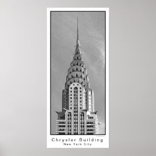 Póster Edificio Chrysler / Ciudad de Nueva York