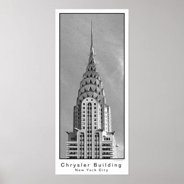 Póster Edificio Chrysler / Ciudad de Nueva York (Frente)