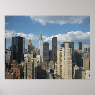 Póster Edificio Chrysler de Nueva York