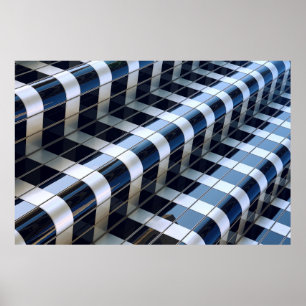 Póster Edificio de altura negro y gris