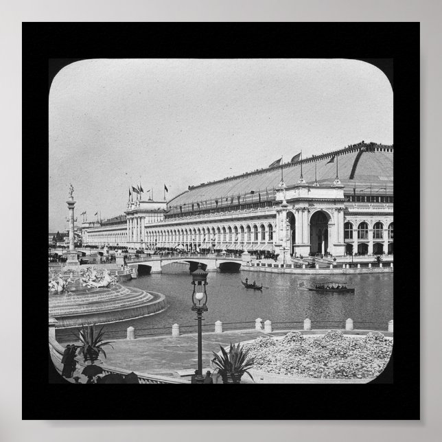 Póster Edificio de artes justas-liberales en el mundo pos (Frente)