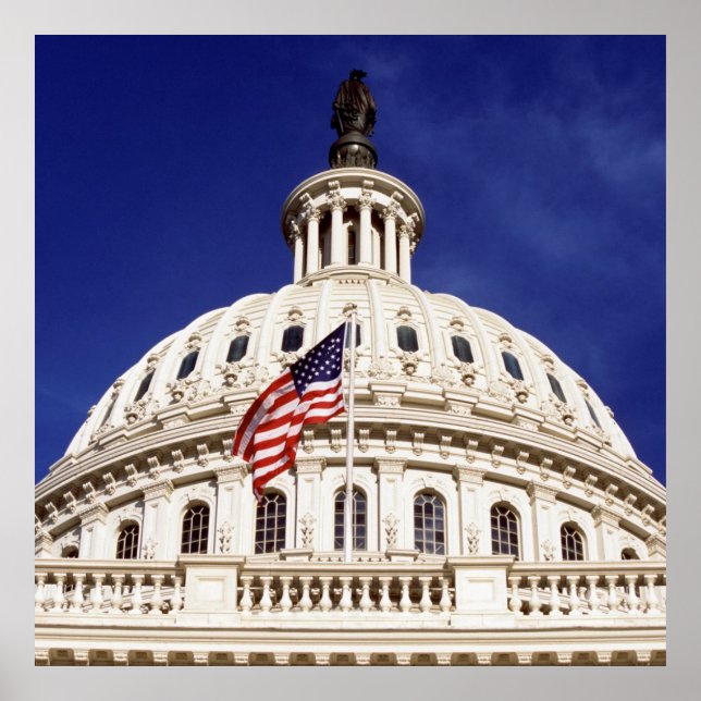 Póster Edificio de capitales de los Estados Unidos, Washi (Frente)