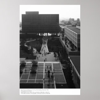 Póster Edificio de Ciencias Sociales, UCLA, 1966