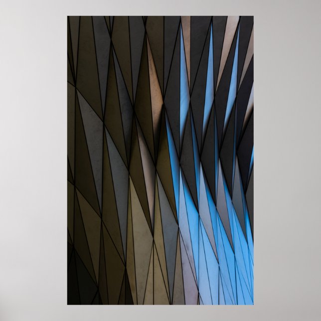 Póster Edificio de color gris (Frente)