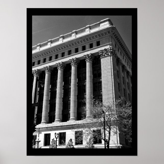 Póster Edificio de estilo romano (Frente)
