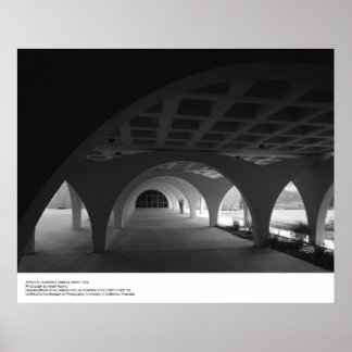 Póster Edificio de Humanidades, marzo de 1966, por Ansel