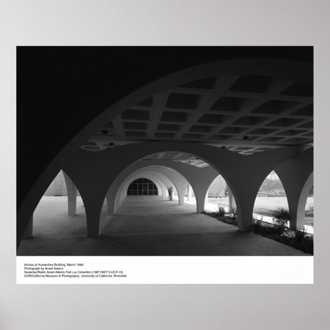 Póster Edificio de Humanidades, marzo de 1966, por Ansel  (Frente)