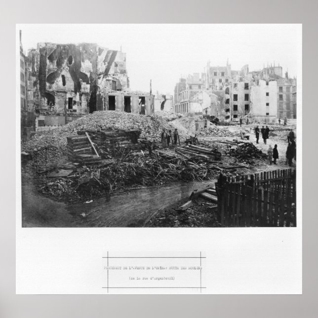 Póster Edificio de la Avenida de la Ópera (Frente)