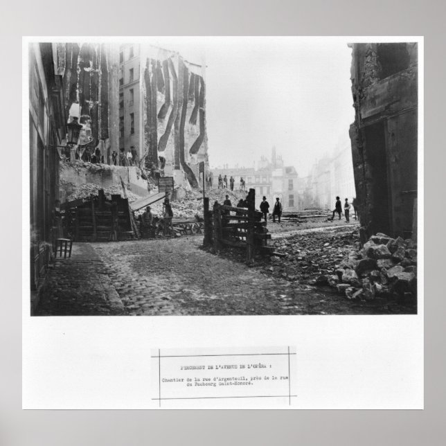 Póster Edificio de la Avenida de la Ópera (Frente)