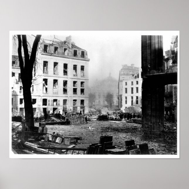 Póster Edificio de la Avenida de la Ópera (Frente)