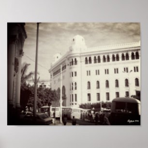 Póster Edificio de la oficina de correos de Argel Argelia