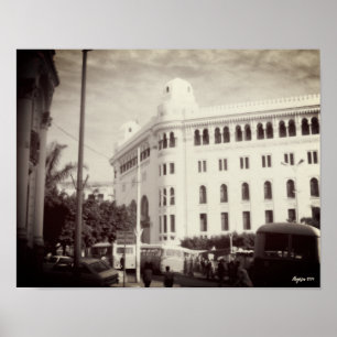 Póster Edificio de la oficina de correos de Argel Argelia